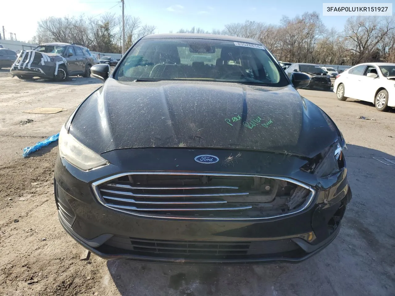 Auction sale of the 2019 Ford Fusion , vin: 3FA6P0LU1KR151927, lot number: 83528814