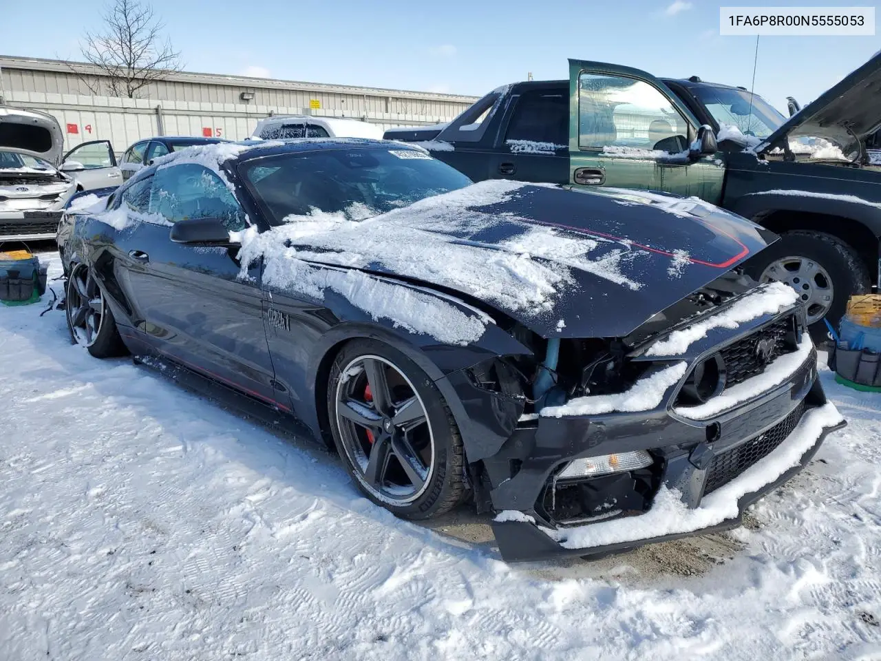 Auction sale of the 2022 Ford Mustang , vin: 1FA6P8R00N5555053, lot number: 45270985