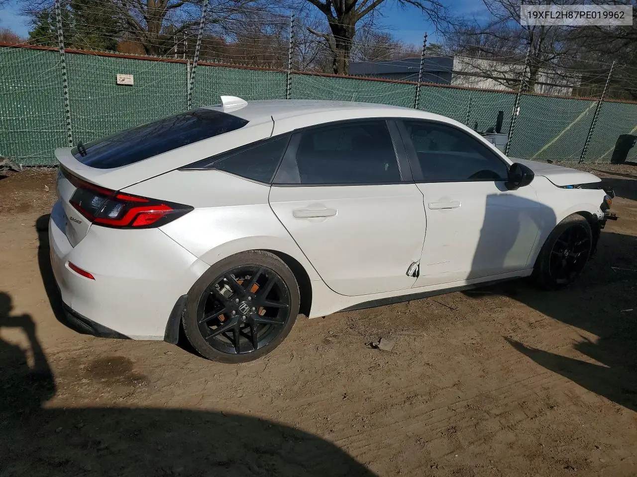 Auction sale of the 2023 Honda Civic , vin: 19XFL2H87PE019962, lot number: 45505566