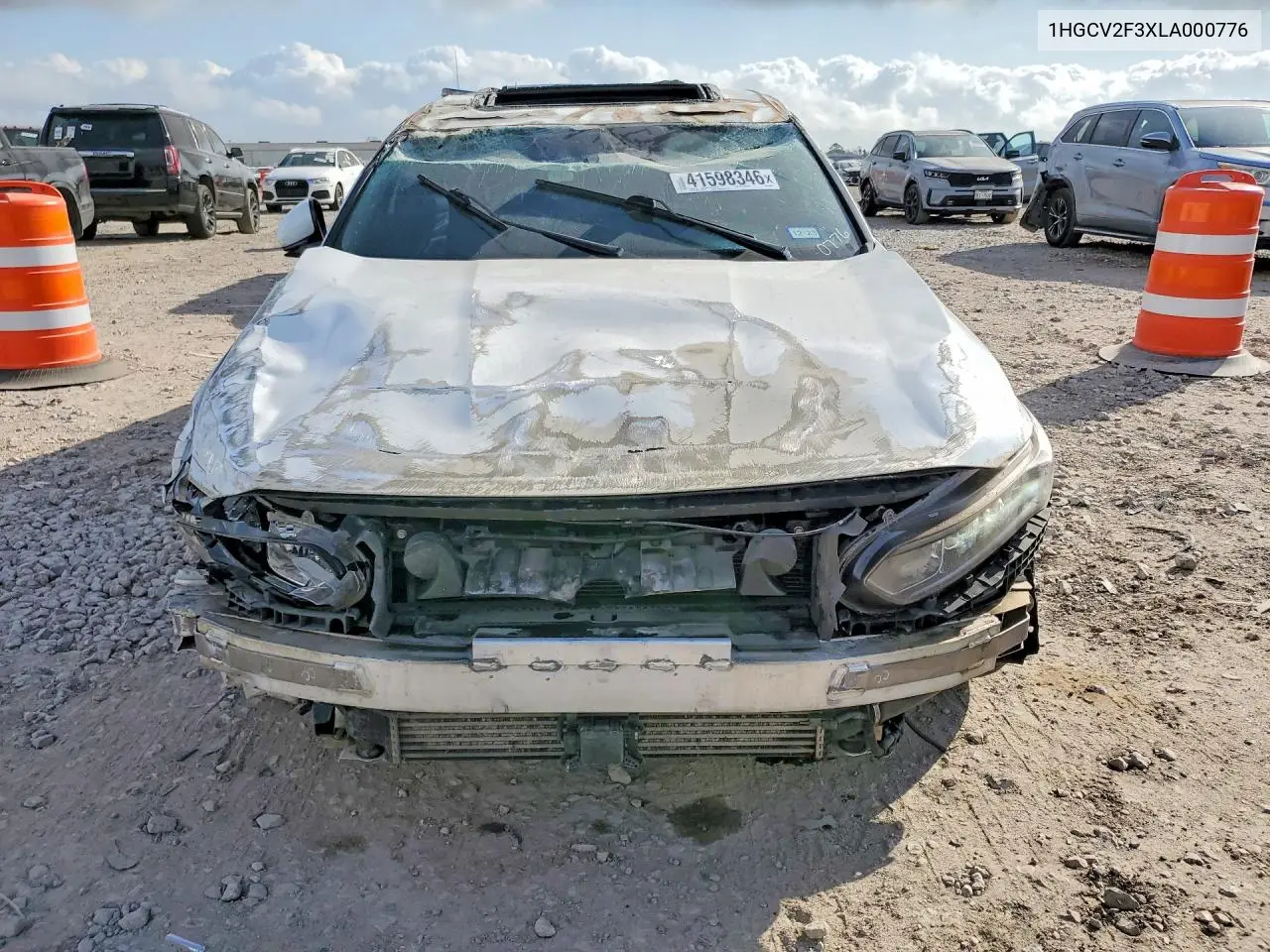 Auction sale of the 2020 Honda Accord , vin: 1HGCV2F3XLA000776, lot number: 41598346