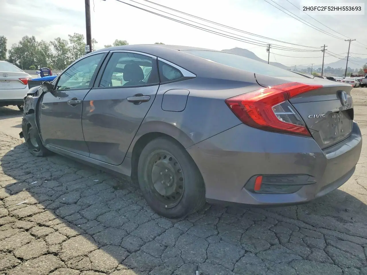 Auction sale of the 2017 Honda Civic , vin: 2HGFC2F52HH553693, lot number: 49111086