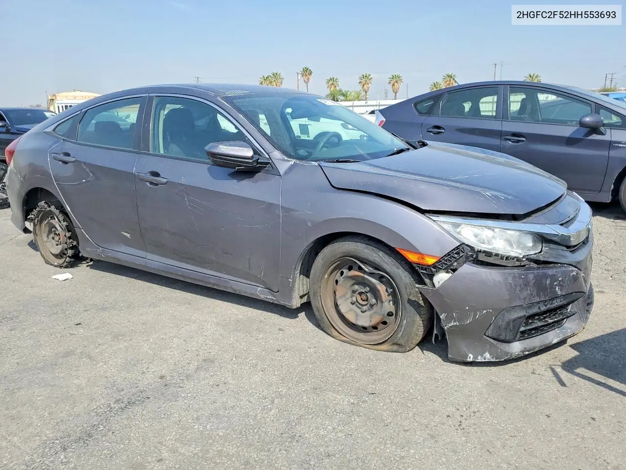 Auction sale of the 2017 Honda Civic , vin: 2HGFC2F52HH553693, lot number: 49111086
