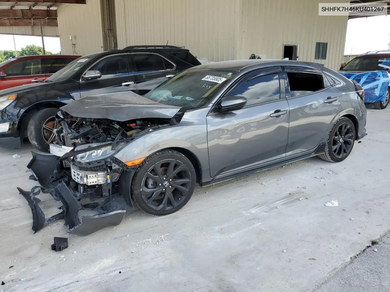 Auction sale of the 2019 Honda Civic , vin: SHHFK7H46KU401267, lot number: 68735805