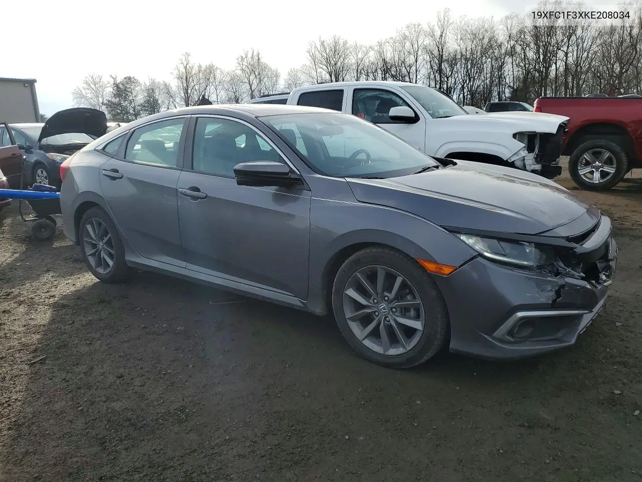 Auction sale of the 2019 Honda Civic , vin: 19XFC1F3XKE208034, lot number: 77992675