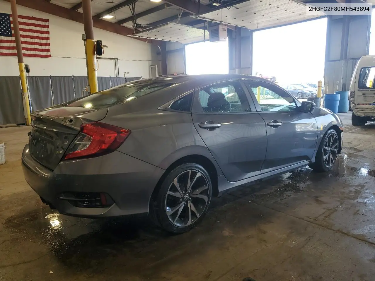 Auction sale of the 2021 Honda Civic , vin: 2HGFC2F80MH543894, lot number: 62361215