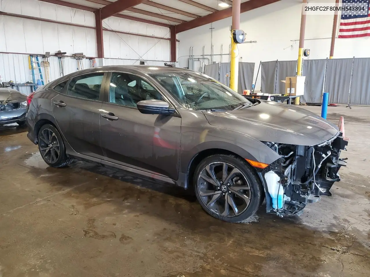 Auction sale of the 2021 Honda Civic , vin: 2HGFC2F80MH543894, lot number: 62361215
