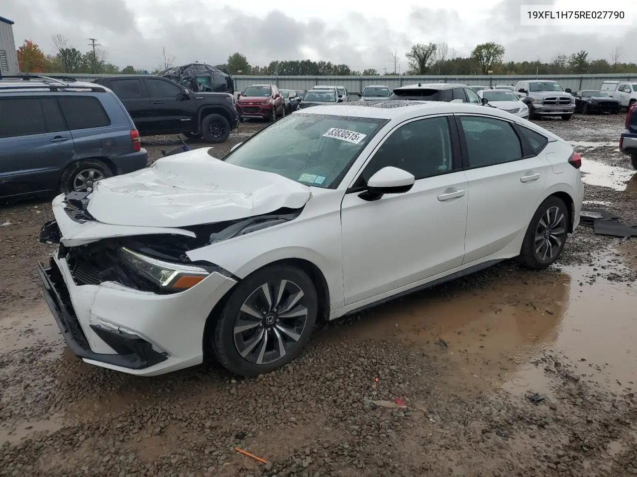 Auction sale of the 2024 Honda Civic , vin: 19XFL1H75RE027790, lot number: 83830515