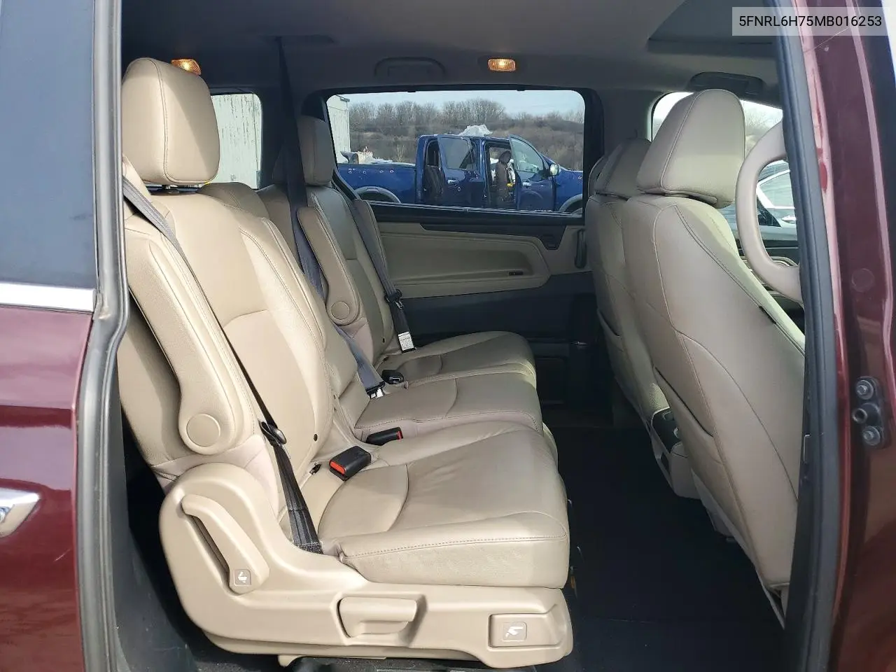 Auction sale of the 2021 Honda Odyssey , vin: 5FNRL6H75MB016253, lot number: 46905166