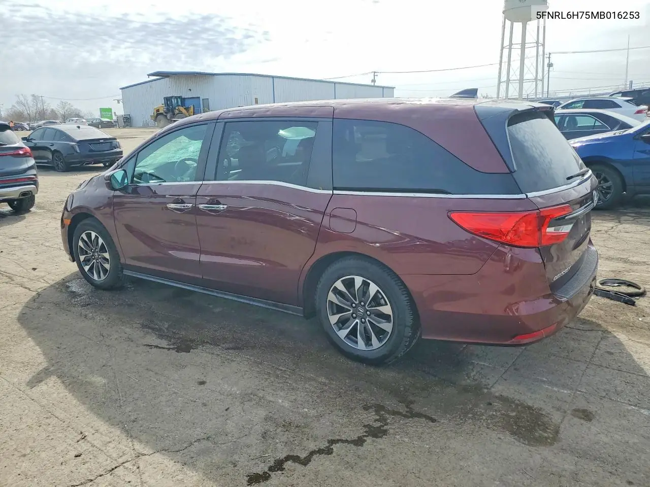 Auction sale of the 2021 Honda Odyssey , vin: 5FNRL6H75MB016253, lot number: 46905166