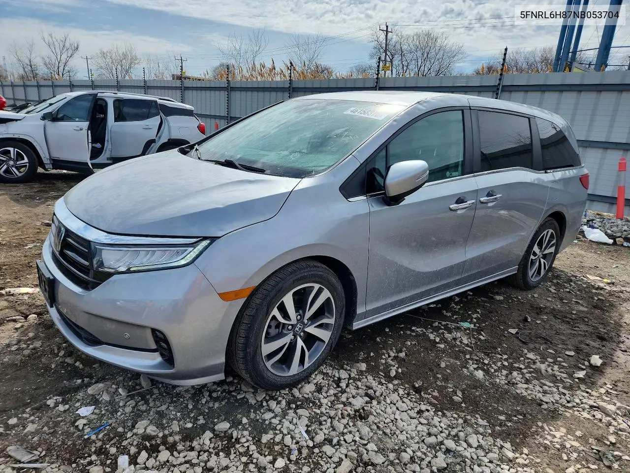 Auction sale of the 2022 Honda Odyssey , vin: 5FNRL6H87NB053704, lot number: 46158376