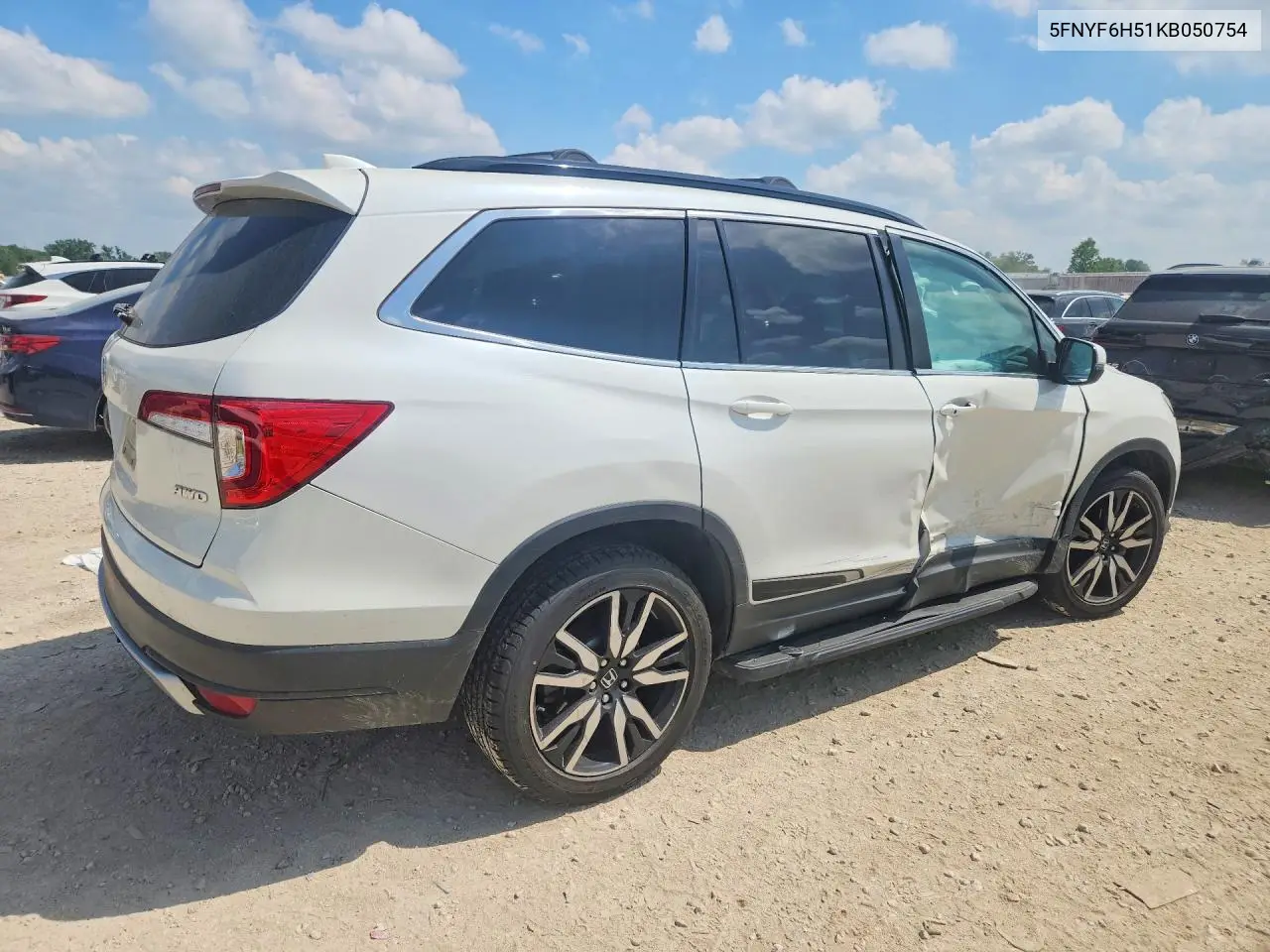 Auction sale of the 2019 Honda Pilot , vin: 5FNYF6H51KB050754, lot number: 54551836
