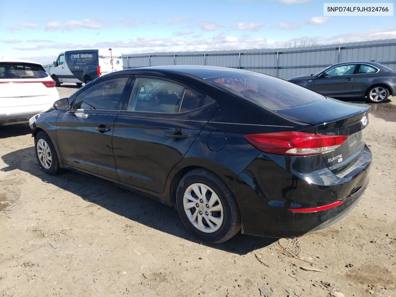Auction sale of the 2018 Hyundai Elantra , vin: 5NPD74LF9JH324766, lot number: 40465284