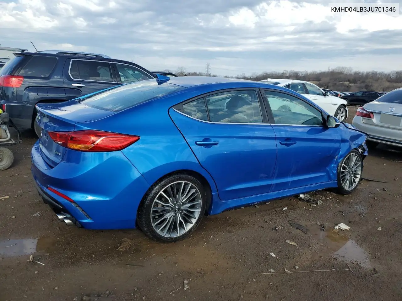 Auction sale of the 2018 Hyundai Elantra , vin: KMHD04LB3JU701546, lot number: 51005955