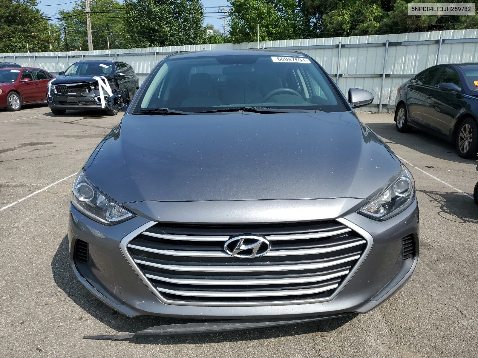 Auction sale of the 2018 Hyundai Elantra , vin: 5NPD84LF3JH259782, lot number: 68097694
