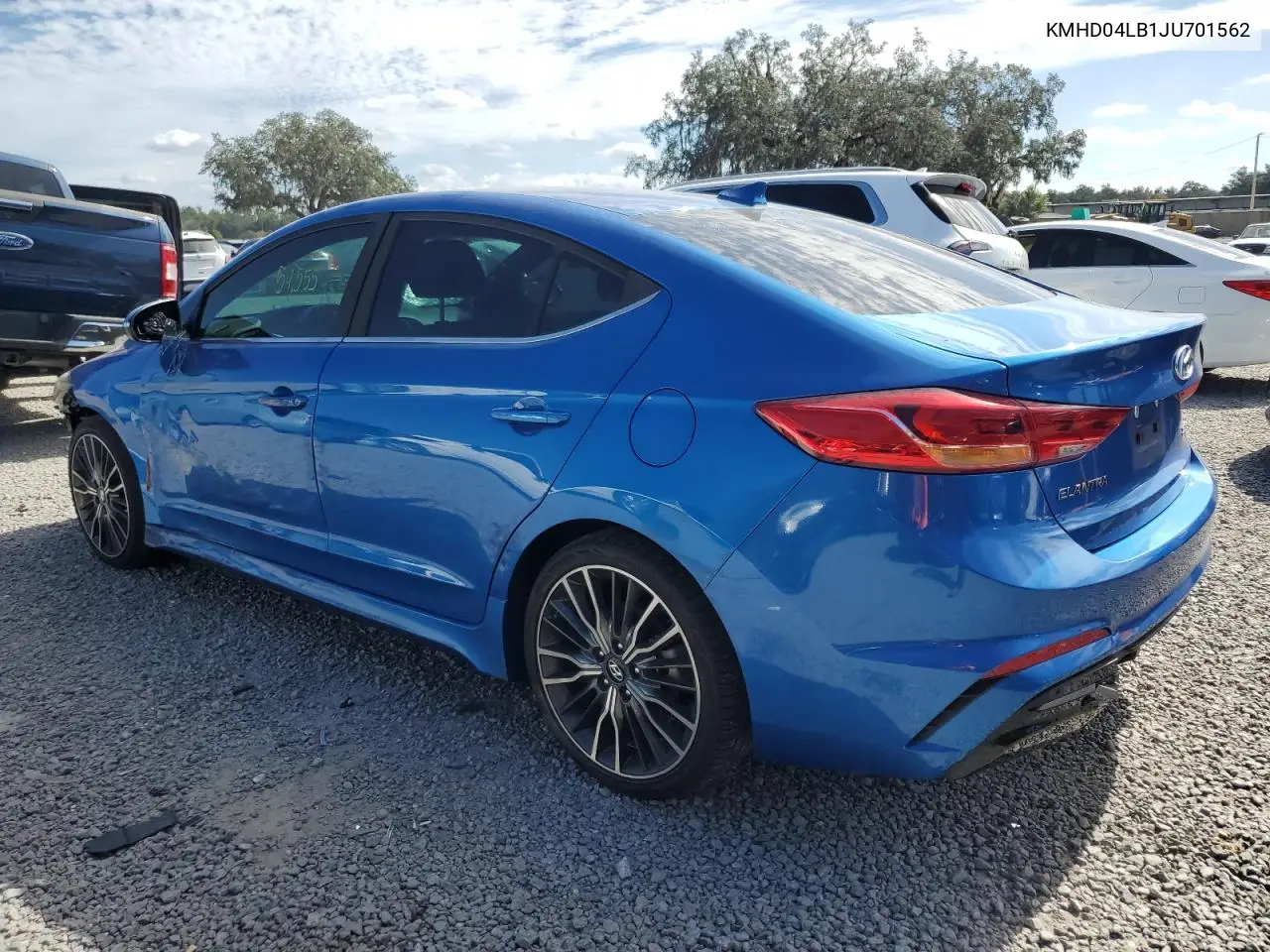 Auction sale of the 2018 Hyundai Elantra , vin: KMHD04LB1JU701562, lot number: 75375073