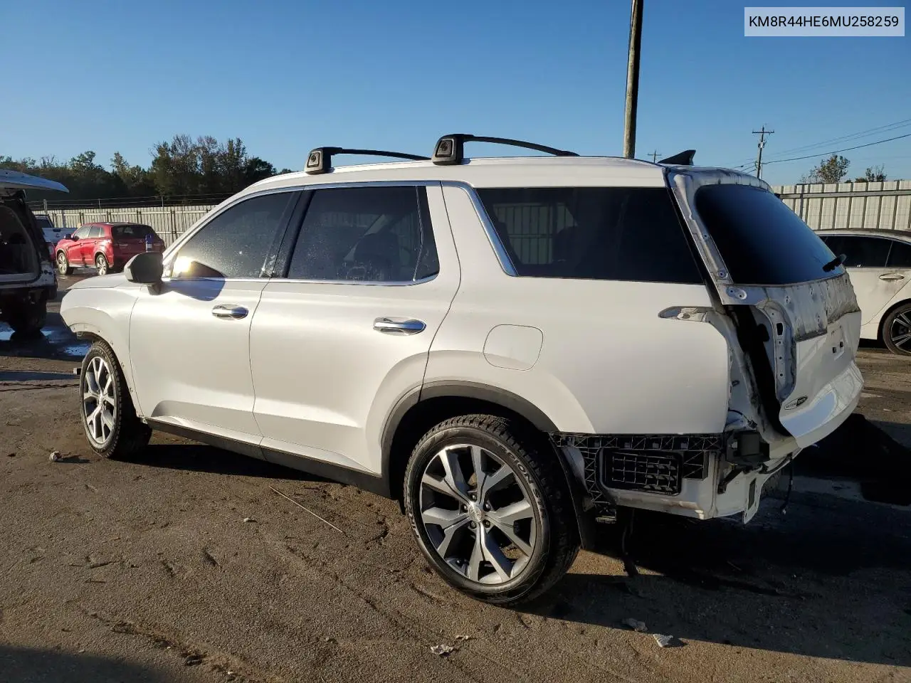Auction sale of the 2021 Hyundai Palisade , vin: KM8R44HE6MU258259, lot number: 90480985