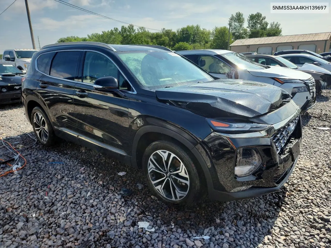 Auction sale of the 2019 Hyundai Santa Fe , vin: 5NMS53AA4KH139697, lot number: 58829166