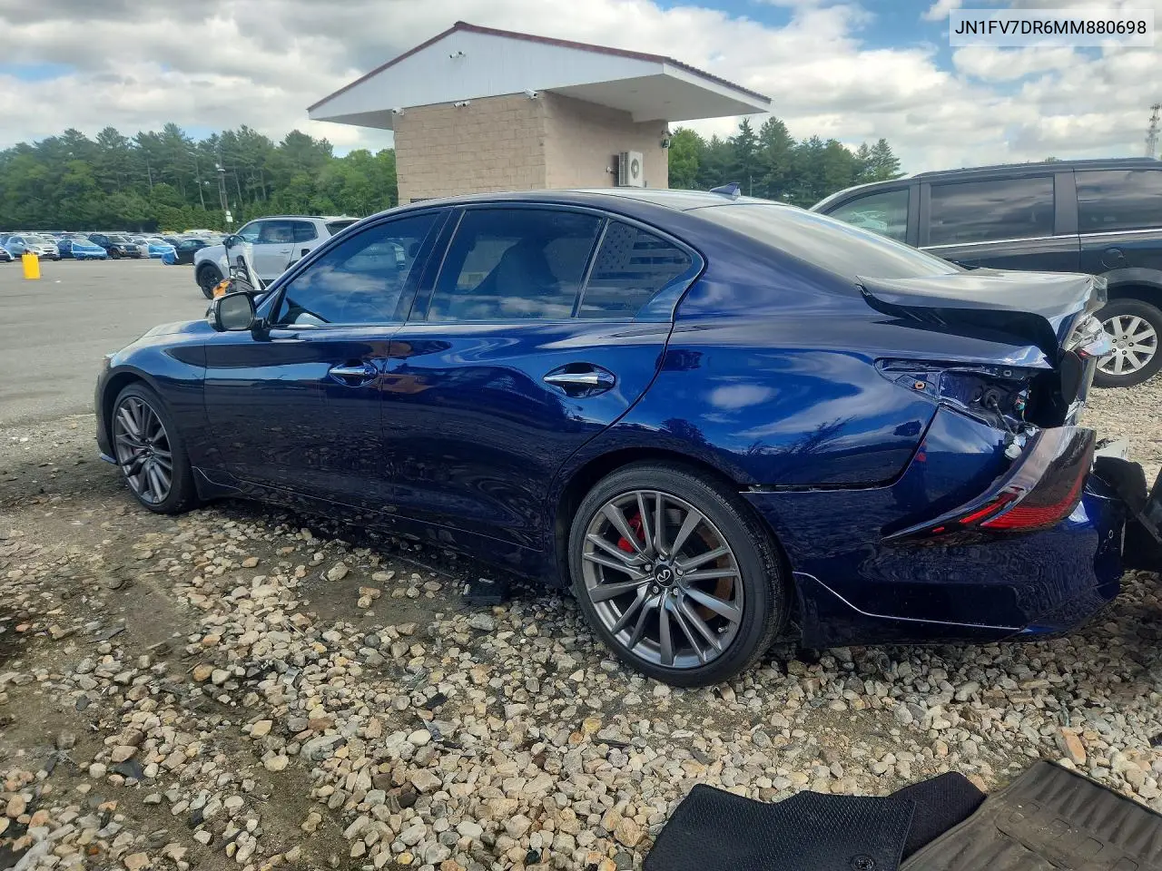 Auction sale of the 2021 Infiniti Q50 , vin: JN1FV7DR6MM880698, lot number: 55014206