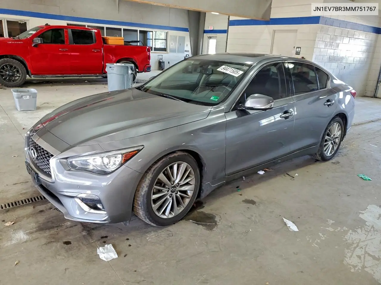 Auction sale of the 2021 Infiniti Q50 , vin: JN1EV7BR3MM751767, lot number: 94471505
