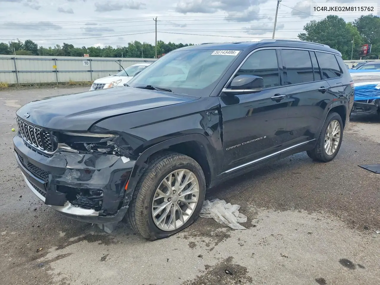 Auction sale of the 2021 Jeep Grand Cherokee , vin: 1C4RJKEG2M8115762, lot number: 56143406