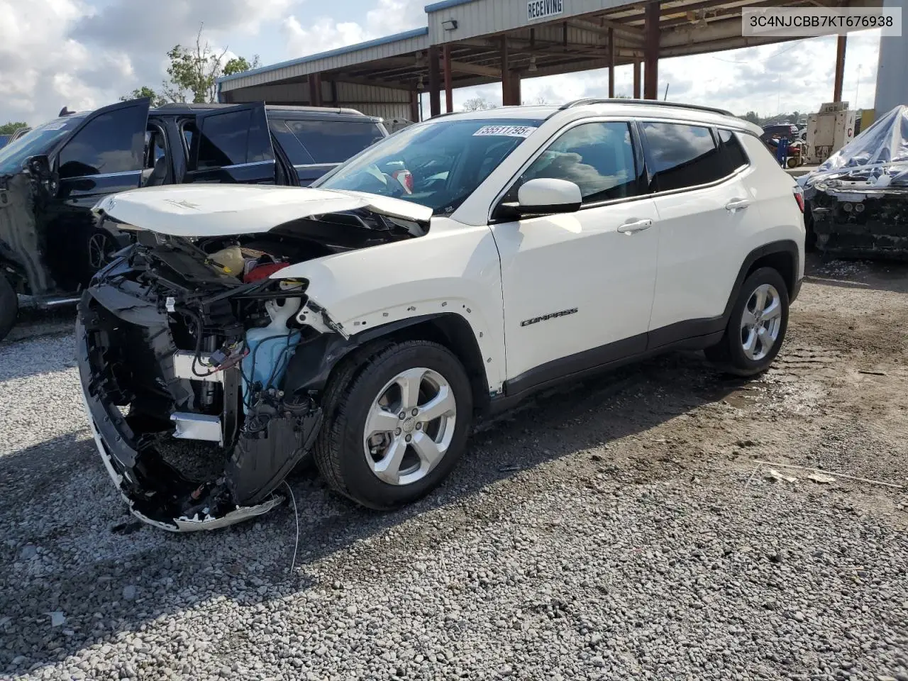 Auction sale of the 2019 Jeep Compass , vin: 3C4NJCBB7KT676938, lot number: 55511795