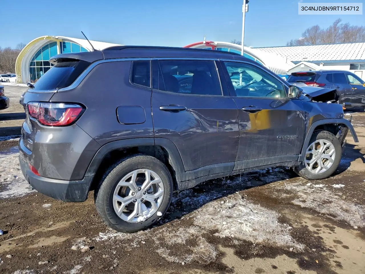 Auction sale of the 2024 Jeep Compass , vin: 3C4NJDBN9RT154712, lot number: 74030555