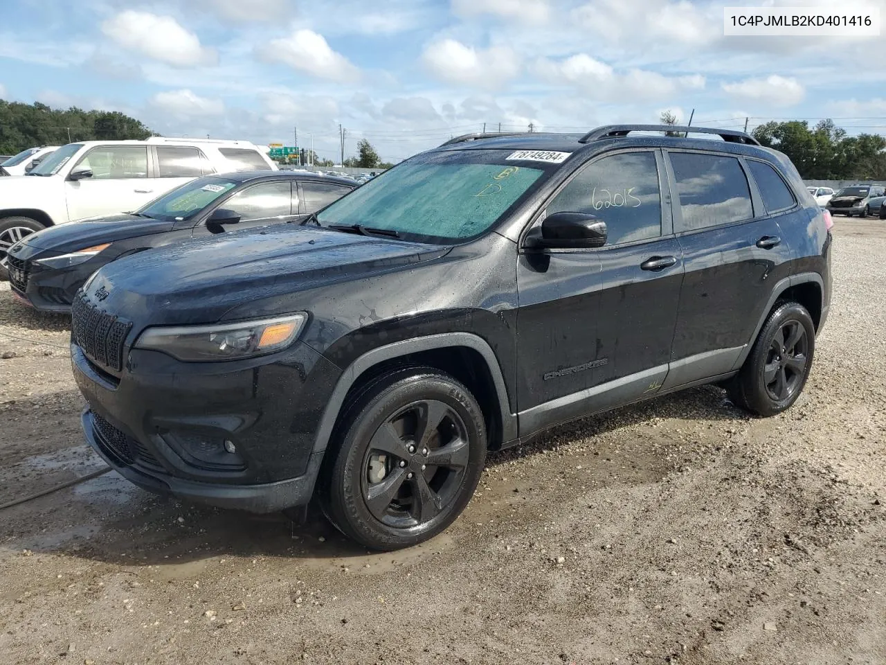 Auction sale of the 2019 Jeep Grand Cherokee , vin: 1C4PJMLB2KD401416, lot number: 78749284
