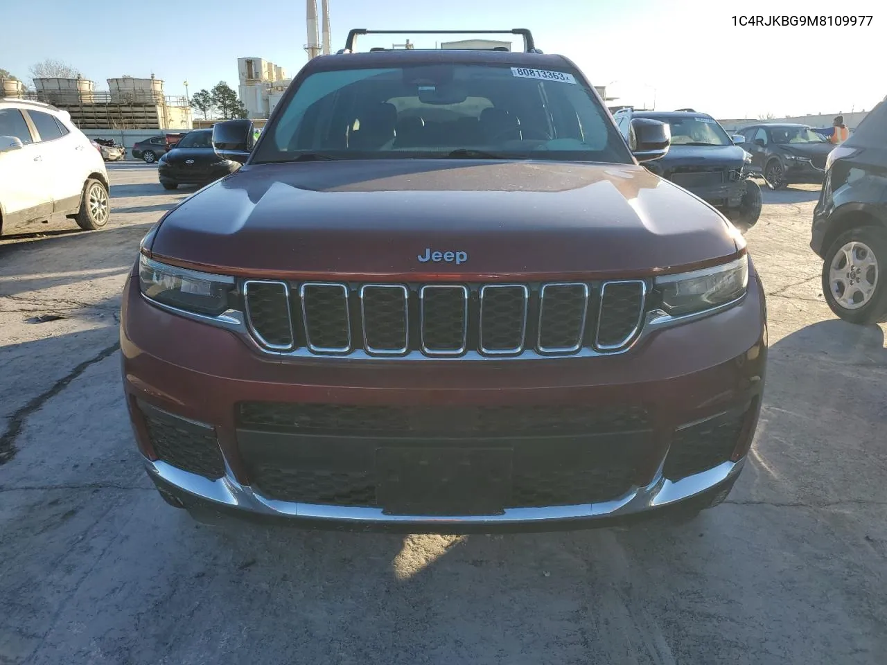 Auction sale of the 2021 Jeep Grand Cherokee , vin: 1C4RJKBG9M8109977, lot number: 80813363