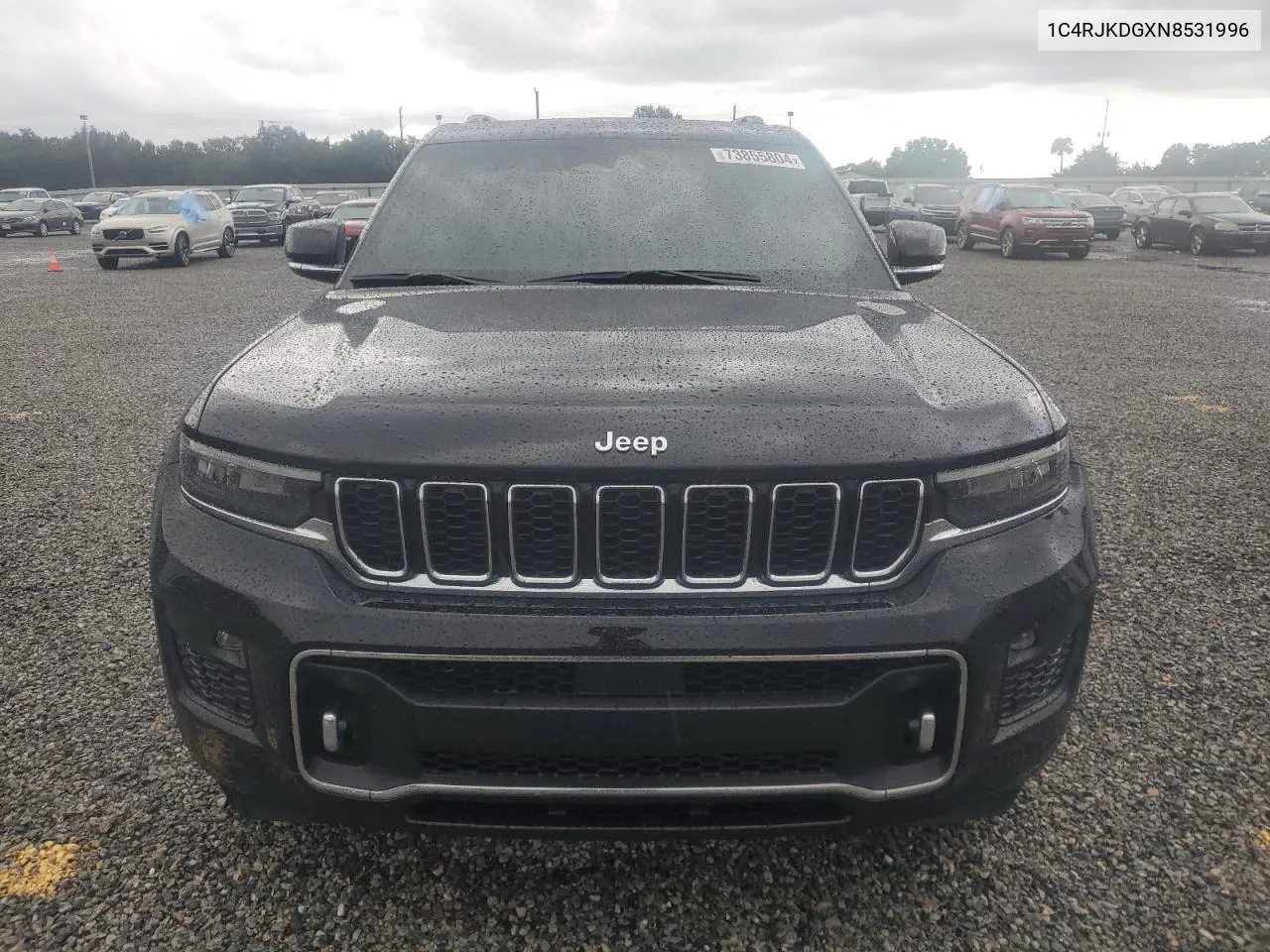 Auction sale of the 2022 Jeep Grand Cherokee , vin: 1C4RJKDGXN8531996, lot number: 73855804