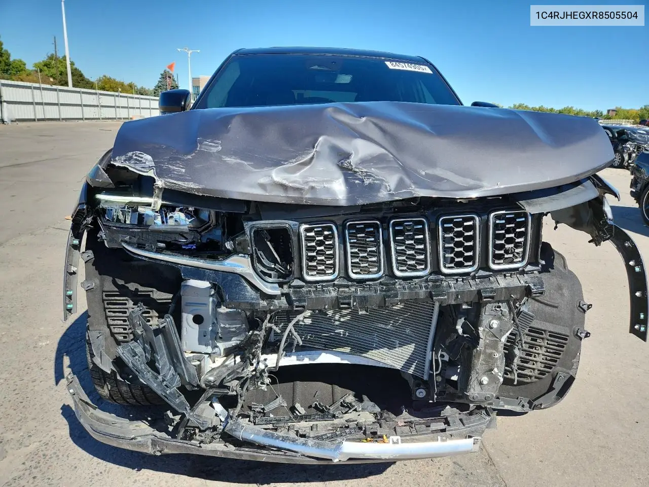 Auction sale of the 2024 Jeep Grand Cherokee , vin: 1C4RJHEGXR8505504, lot number: 84574905