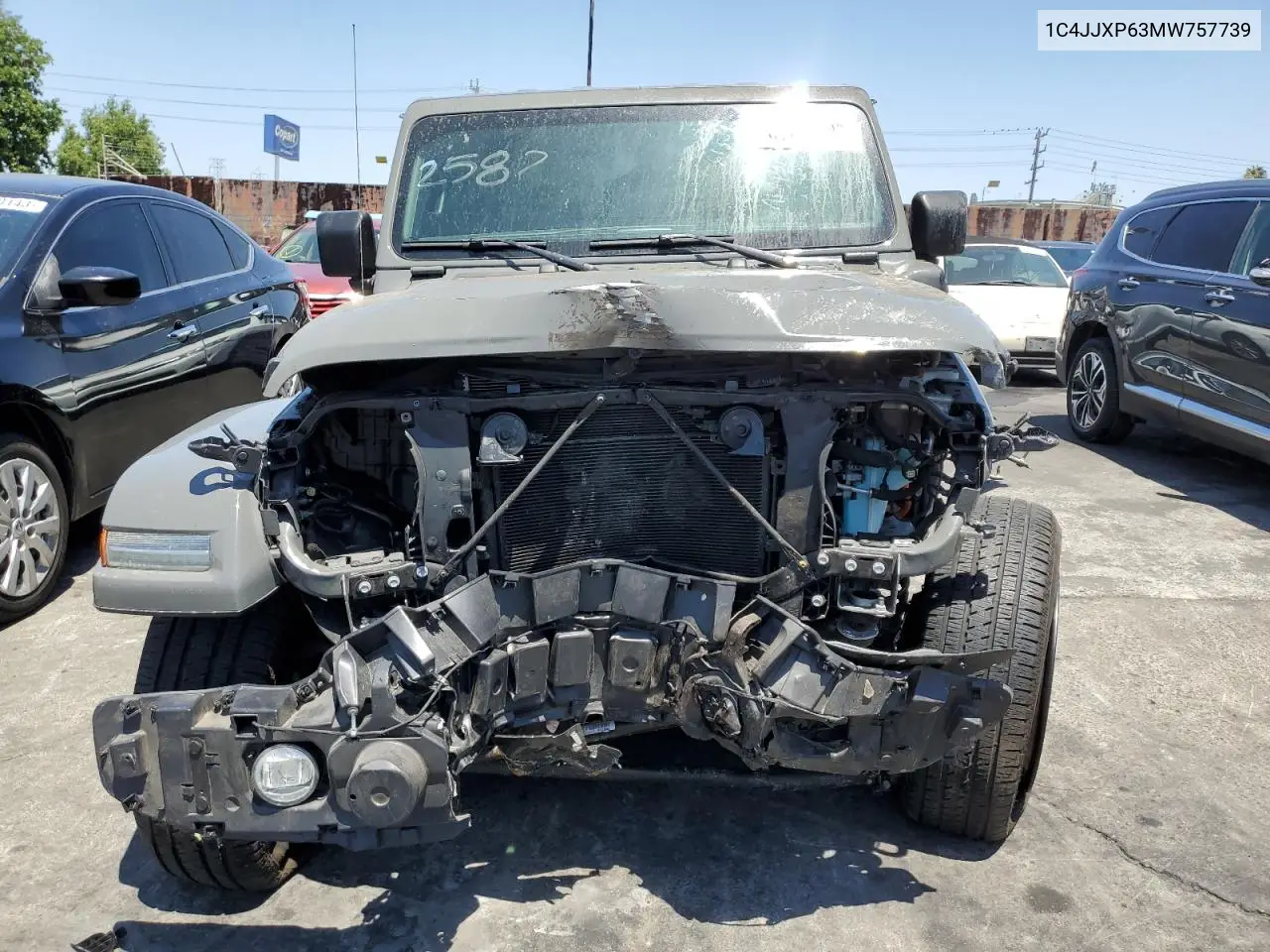 Auction sale of the 2021 Jeep Wrangler , vin: 1C4JJXP63MW757739, lot number: 61764623