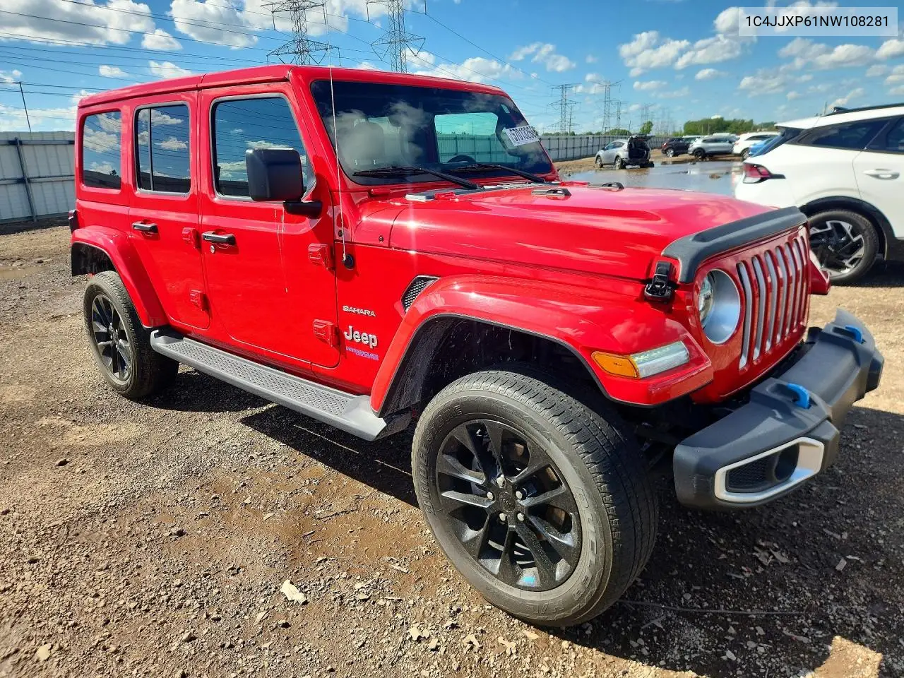 Auction sale of the 2022 Jeep Wrangler , vin: 1C4JJXP61NW108281, lot number: 57013266