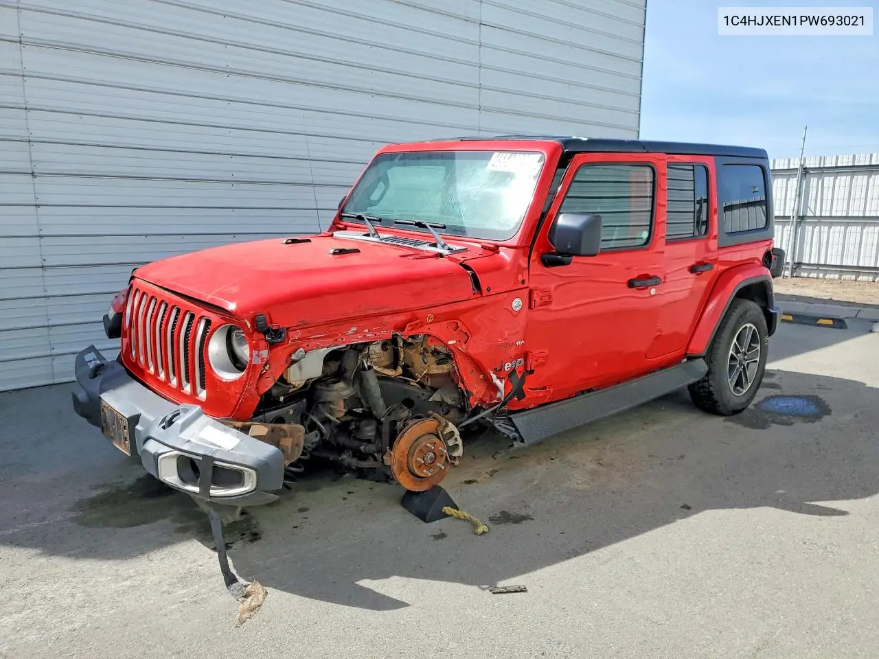 Auction sale of the 2023 Jeep Wrangler , vin: 1C4HJXEN1PW693021, lot number: 45546996