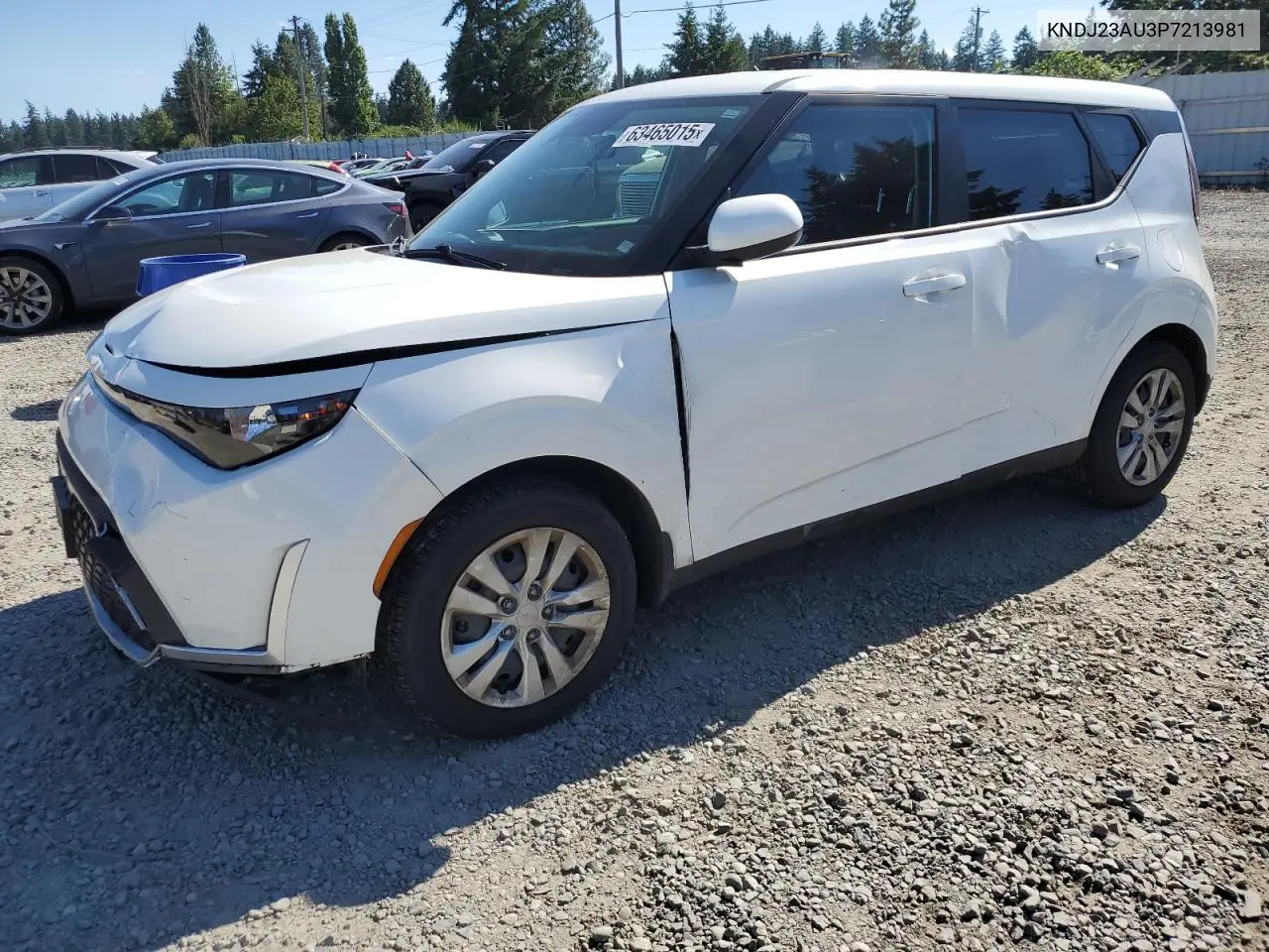 Auction sale of the 2023 Kia Soul , vin: KNDJ23AU3P7213981, lot number: 63465015