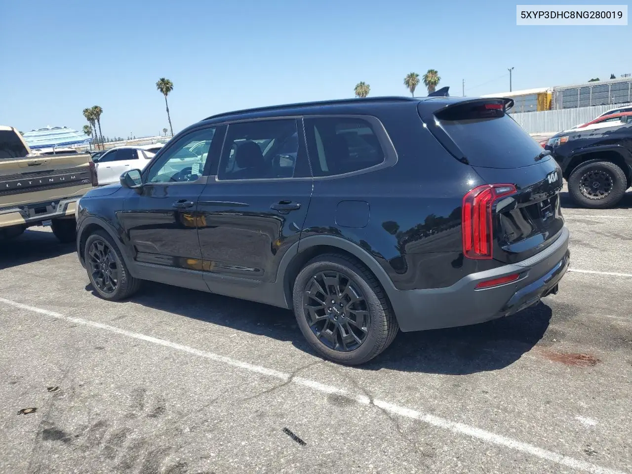 Auction sale of the 2022 Kia Telluride , vin: 5XYP3DHC8NG280019, lot number: 61258335