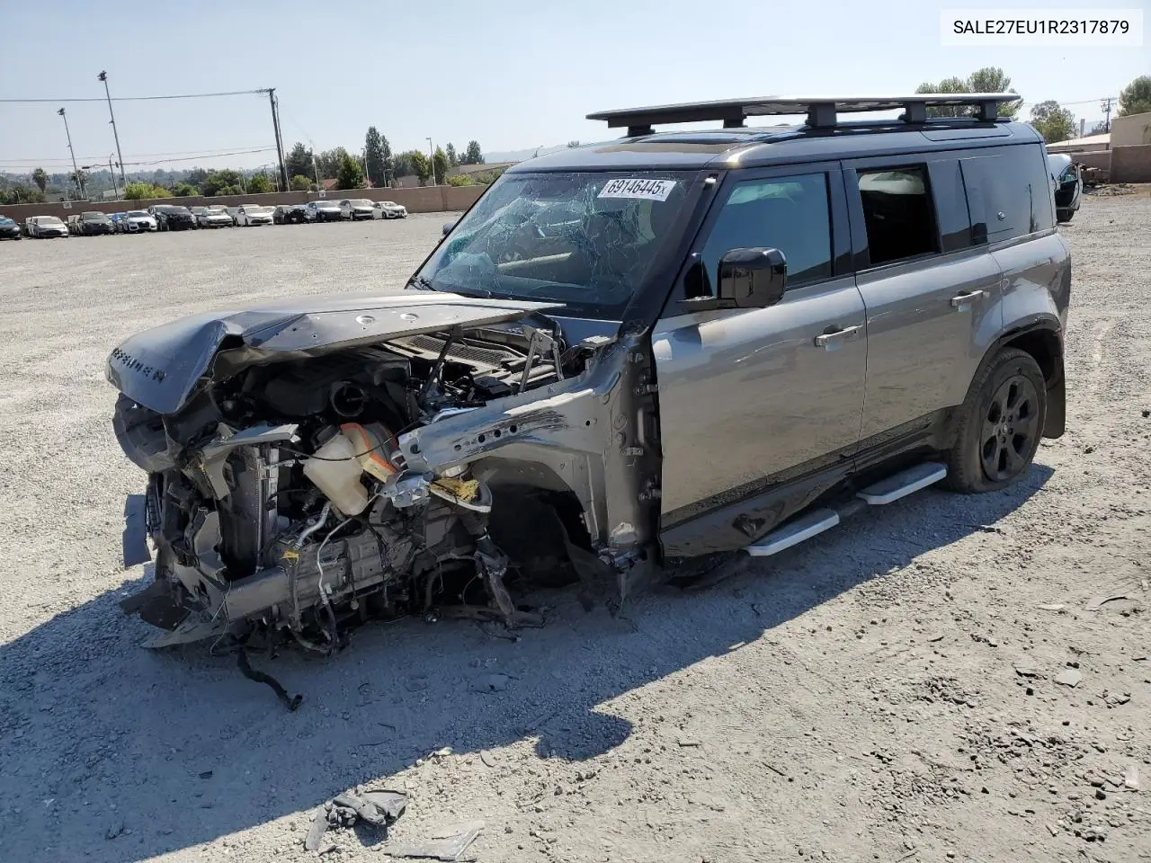 Auction sale of the 2024 Land Rover Defender , vin: SALE27EU1R2317879, lot number: 69146445