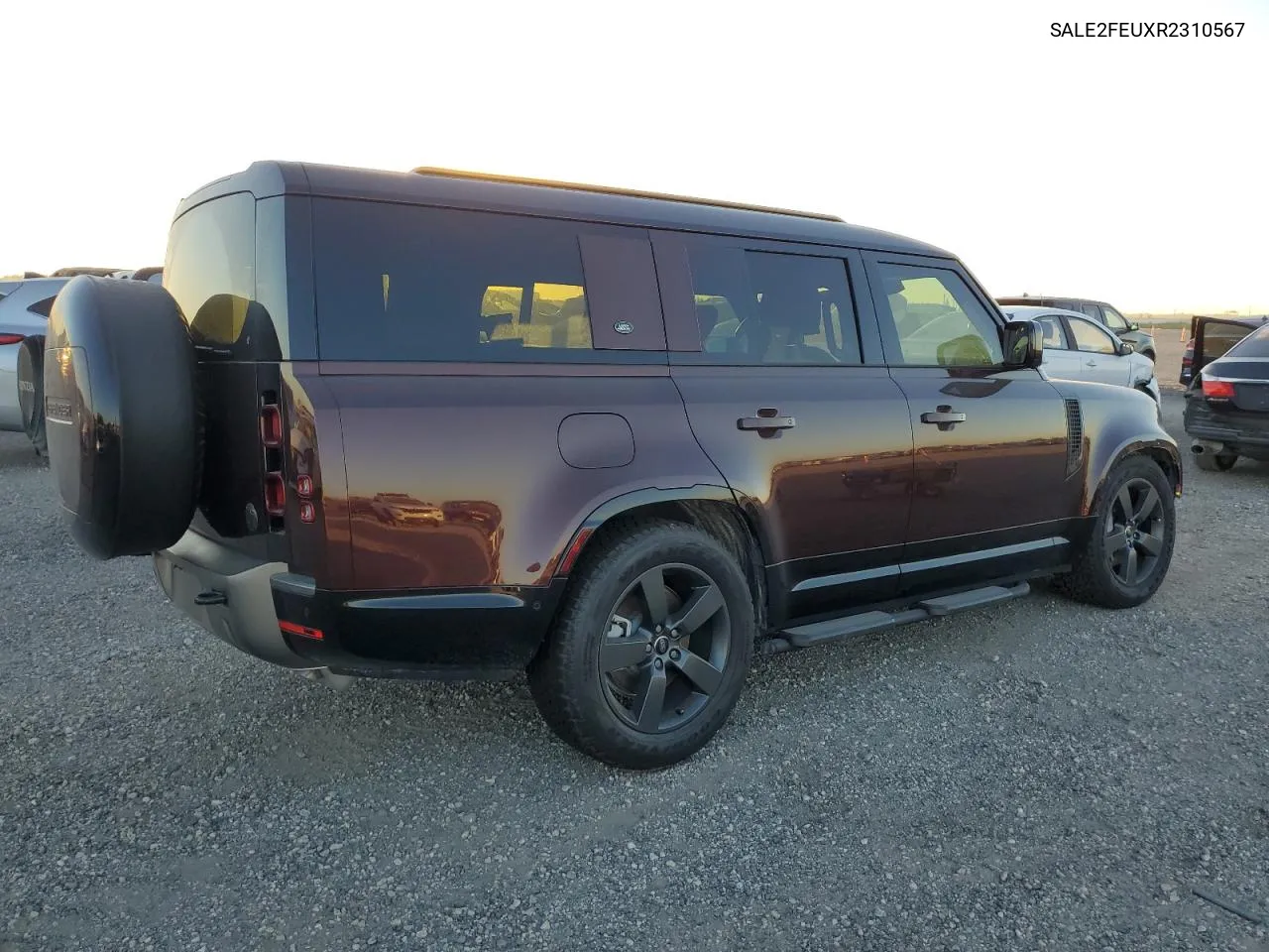 Auction sale of the 2024 Land Rover Defender , vin: SALE2FEUXR2310567, lot number: 72465864