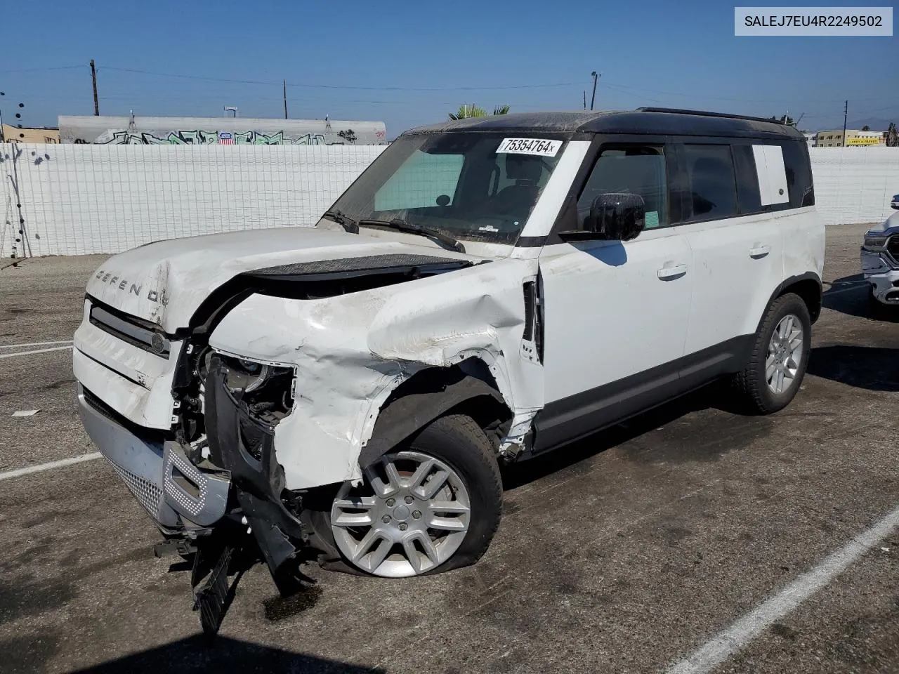 Auction sale of the 2024 Land Rover Defender , vin: SALEJ7EU4R2249502, lot number: 75354764