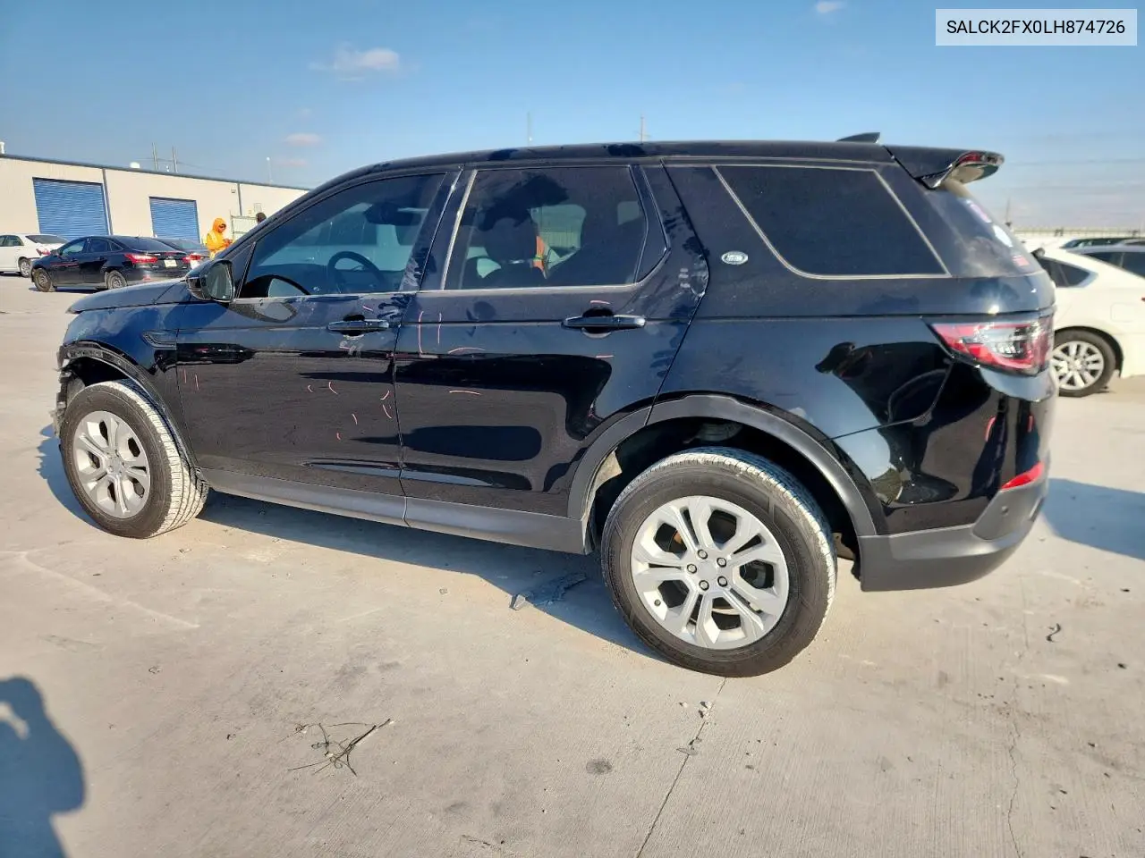 Auction sale of the 2020 Land Rover Discovery Sport , vin: SALCK2FX0LH874726, lot number: 86099655
