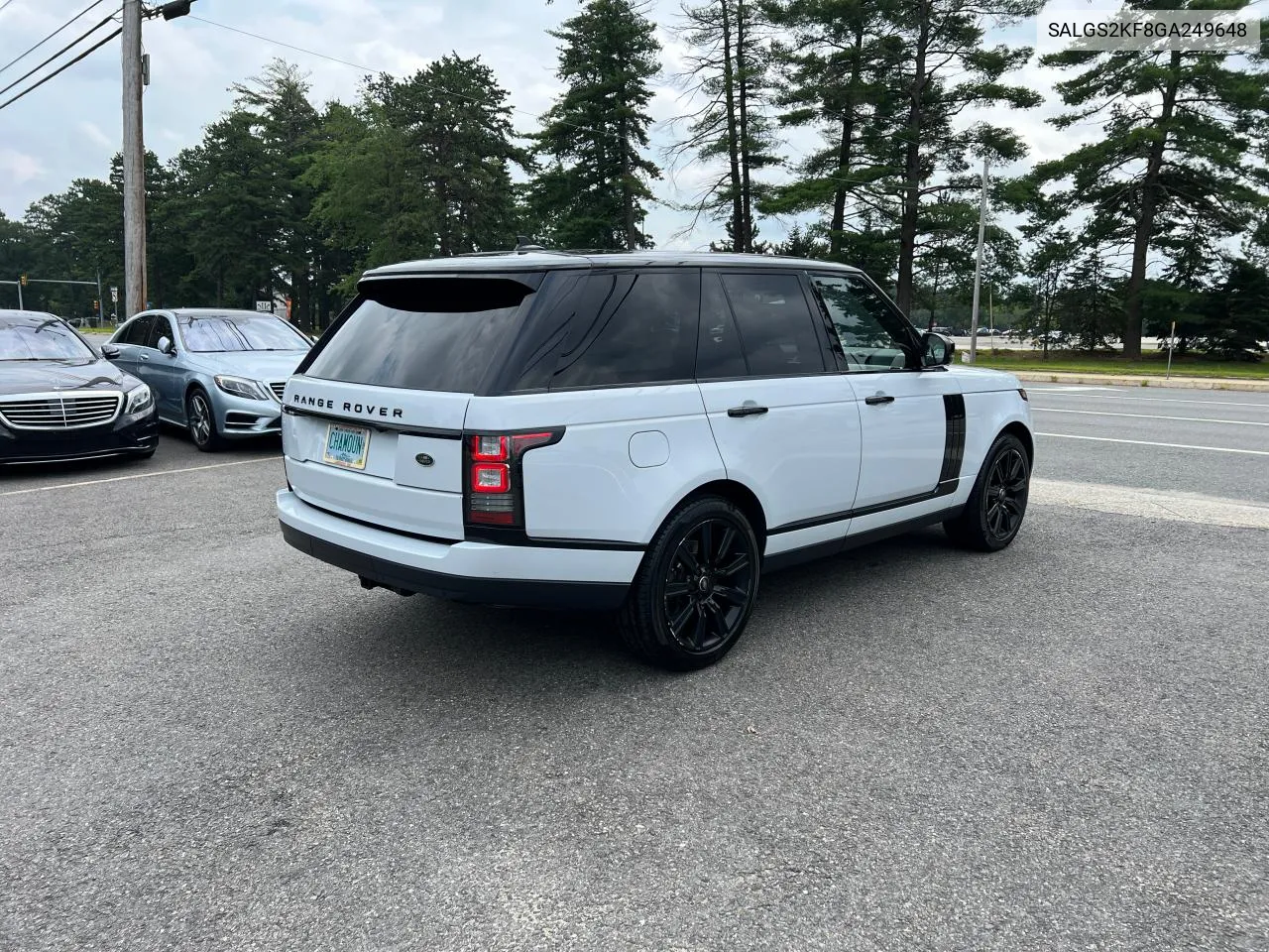 Auction sale of the 2016 Land Rover Range Rover , vin: SALGS2KF8GA249648, lot number: 56282264