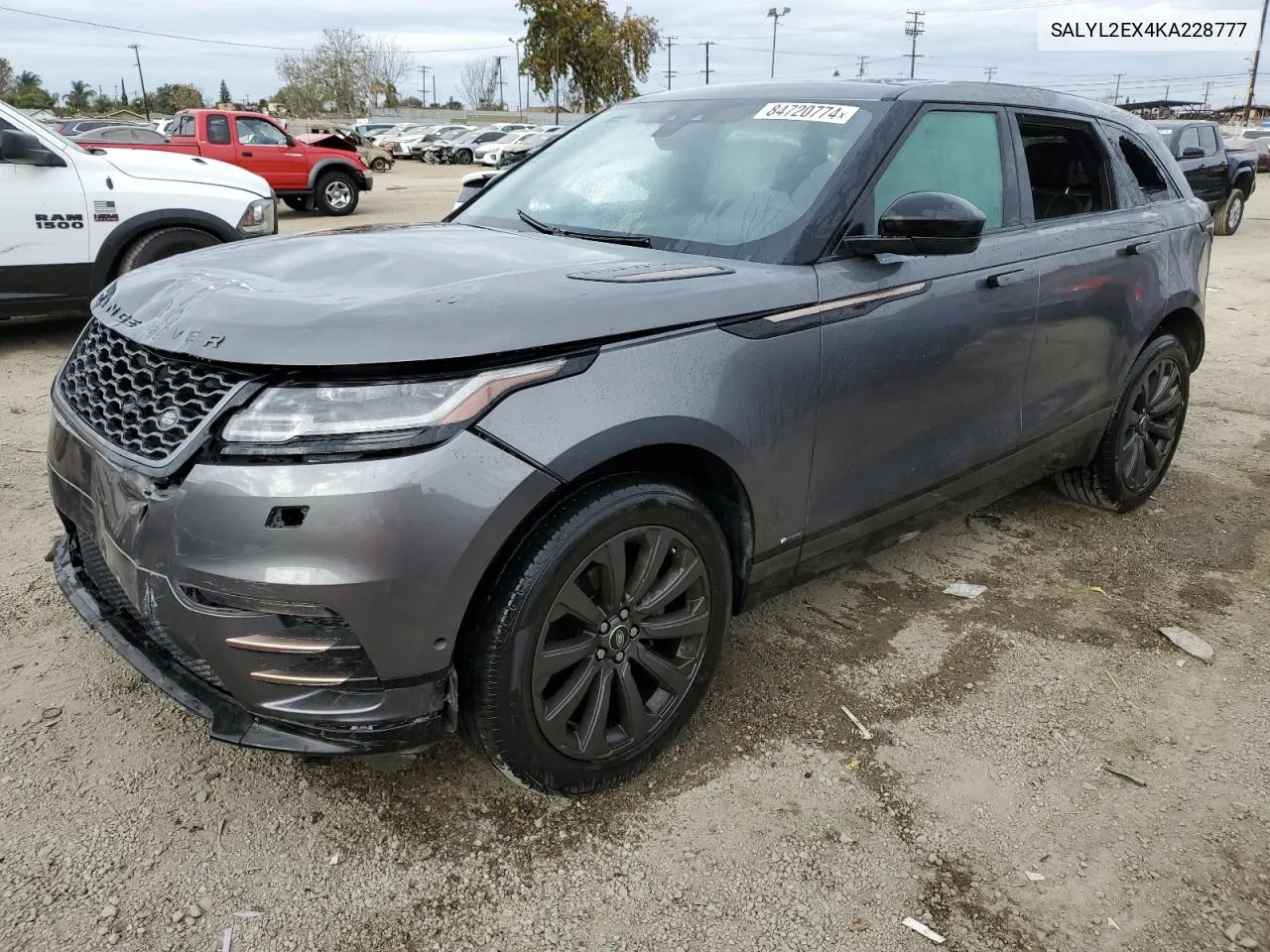 Auction sale of the 2019 Land Rover Range Rover , vin: SALYL2EX4KA228777, lot number: 84720774