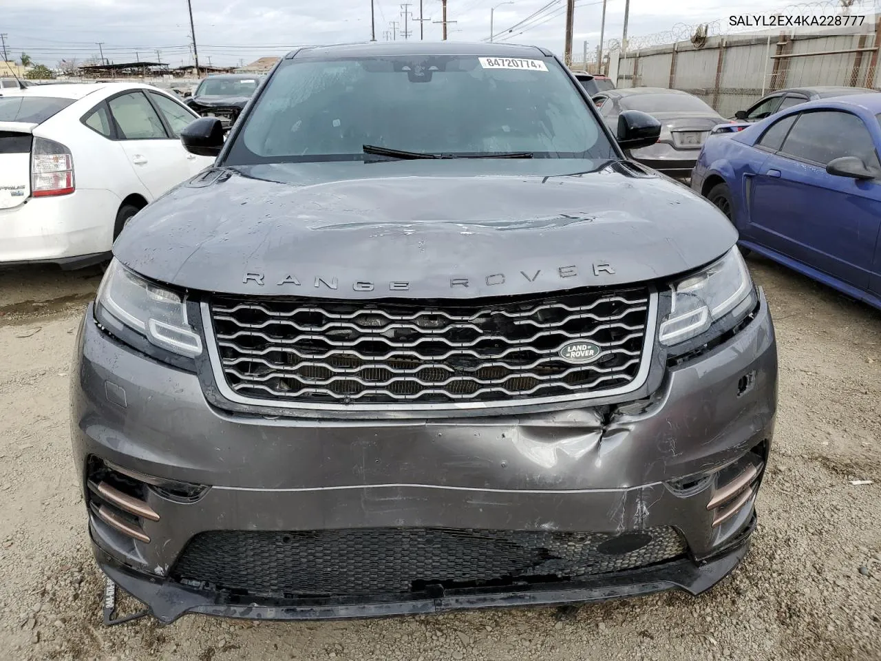 Auction sale of the 2019 Land Rover Range Rover , vin: SALYL2EX4KA228777, lot number: 84720774