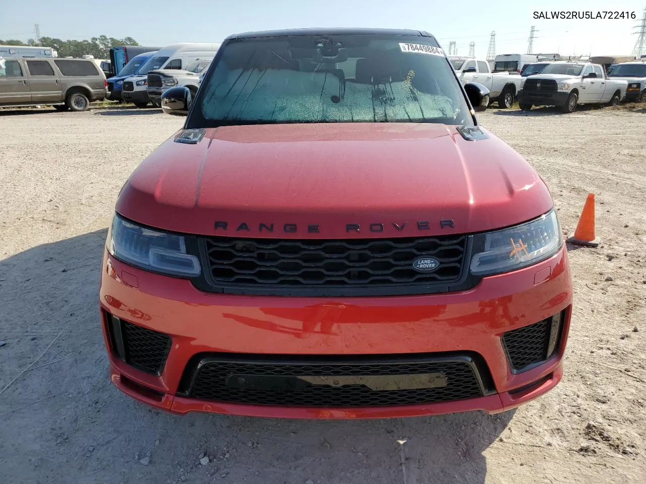 Auction sale of the 2020 Land Rover Range Rover , vin: SALWS2RU5LA722416, lot number: 78449884