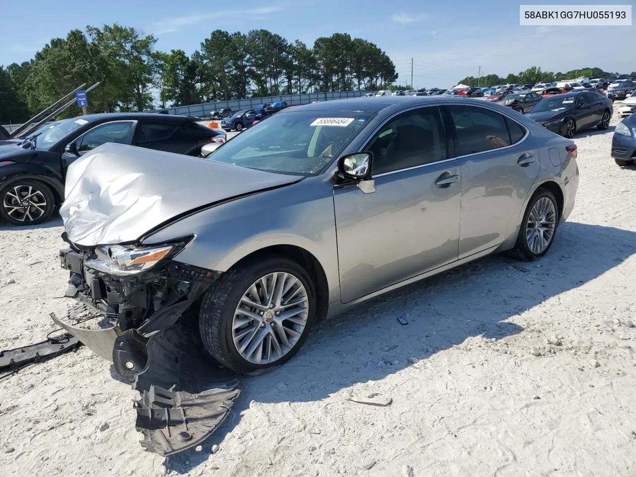 Auction sale of the 2017 Lexus ES , vin: 58ABK1GG7HU055193, lot number: 55896484