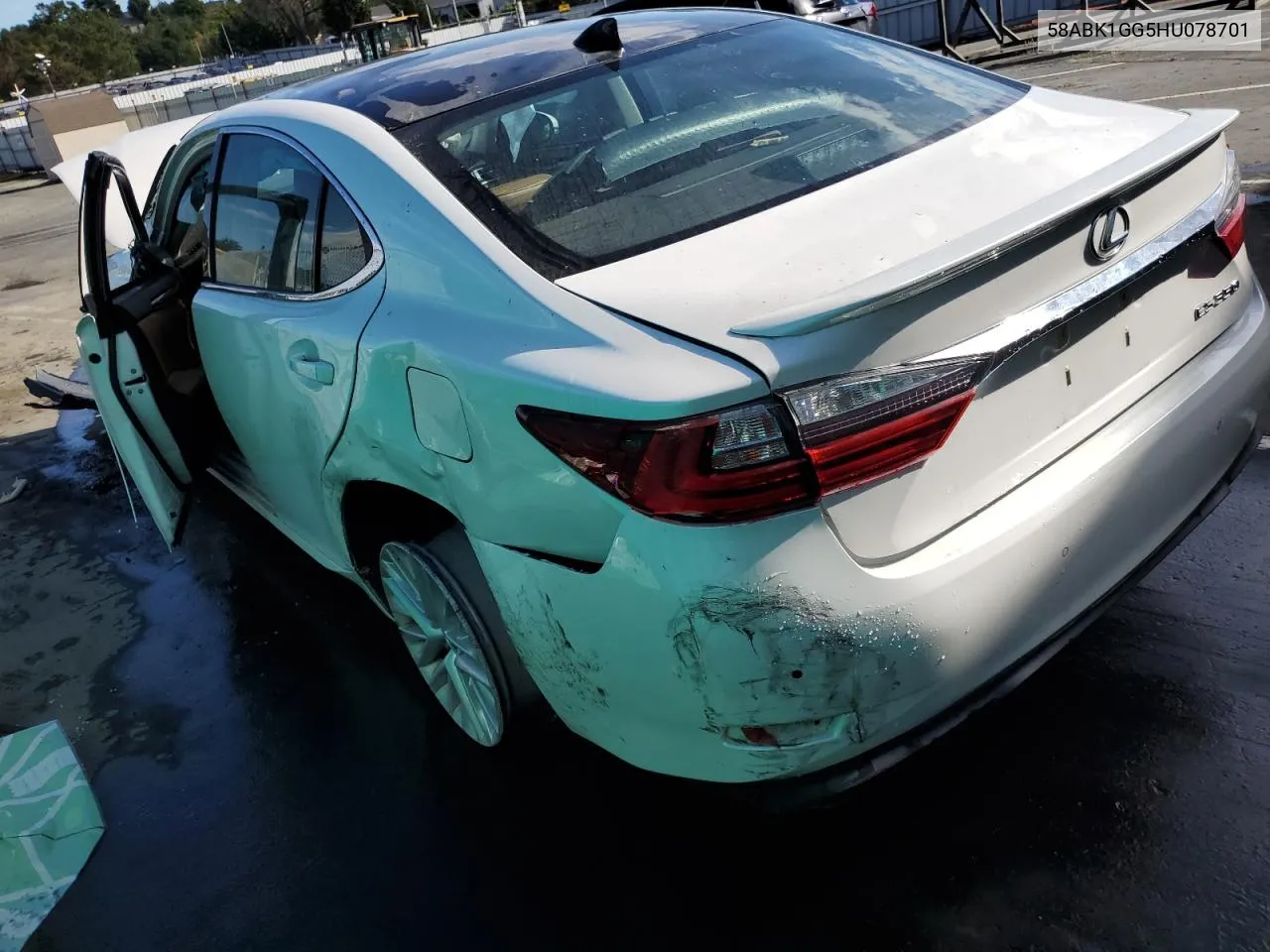 Auction sale of the 2017 Lexus ES , vin: 58ABK1GG5HU078701, lot number: 60252754