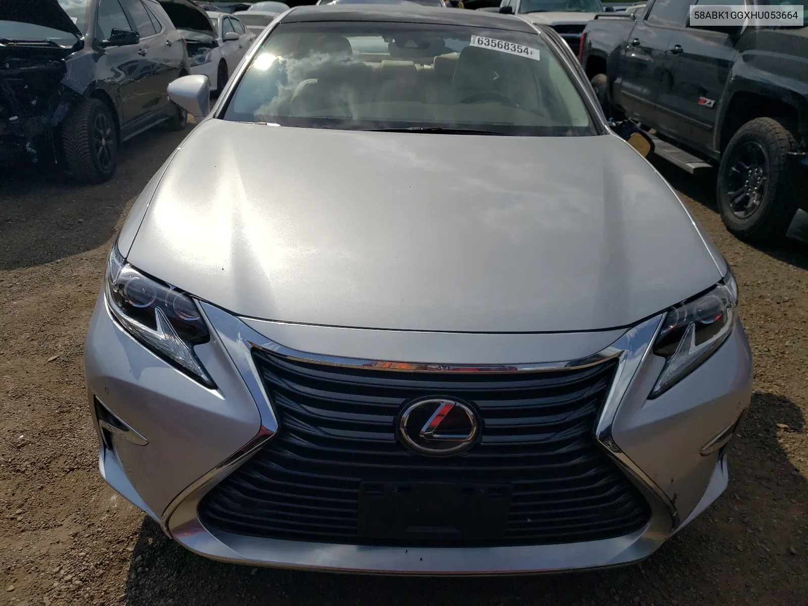 Auction sale of the 2017 Lexus ES , vin: 58ABK1GGXHU053664, lot number: 63568354