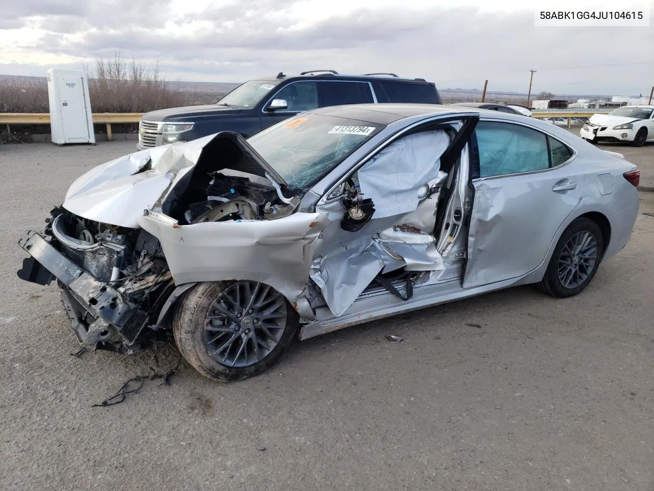 Auction sale of the 2018 Lexus ES , vin: 58ABK1GG4JU104615, lot number: 41313794