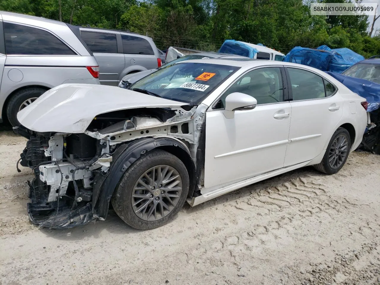 Auction sale of the 2018 Lexus ES , vin: 58ABK1GG9JU095989, lot number: 58677344
