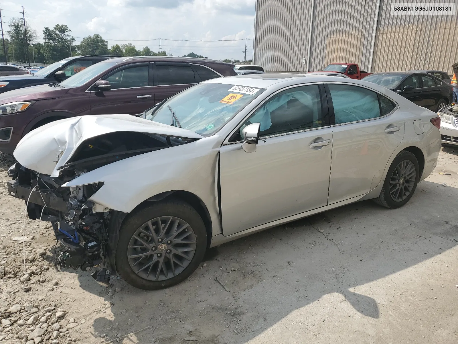 Auction sale of the 2018 Lexus ES , vin: 58ABK1GG6JU108181, lot number: 65932164