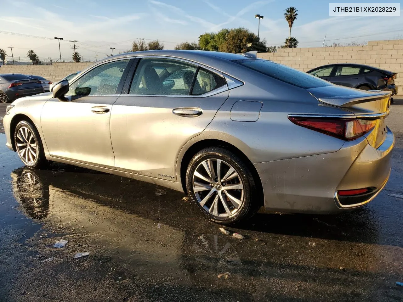 Auction sale of the 2019 Lexus ES , vin: JTHB21B1XK2028229, lot number: 42941754